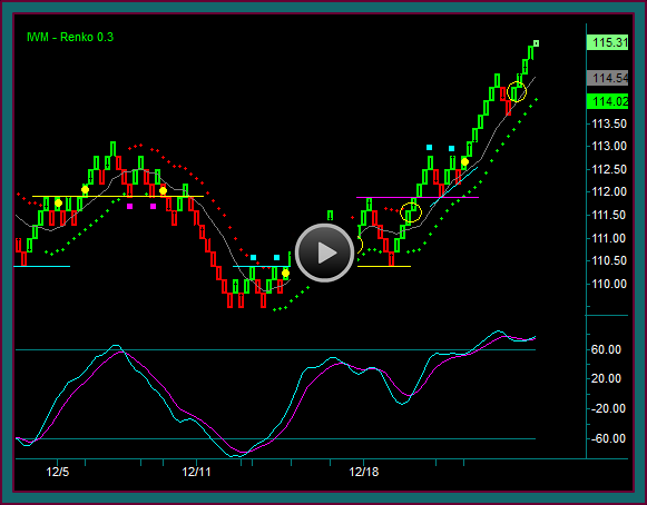 IWM ETF Renko Position Trading Chart Video